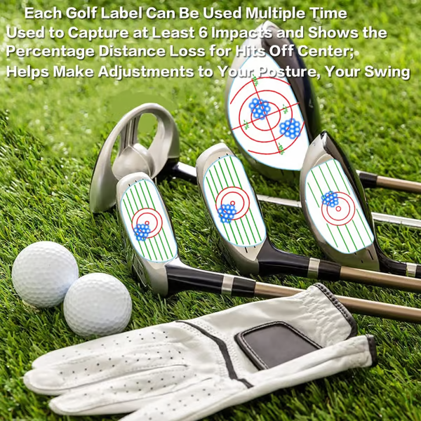 🔥Great holiday gift for the golfer ⛳Golf Impact Tape Woods、Irons、Putters 3 in 1 Set (50 PCS)