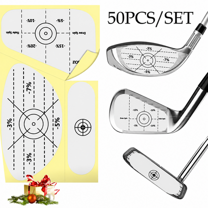 🔥Great holiday gift for the golfer ⛳Golf Impact Tape Woods、Irons、Putters 3 in 1 Set (50 PCS)